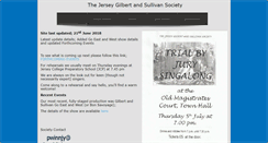 Desktop Screenshot of jersey-gilbert-and-sullivan-society.org