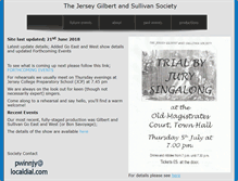 Tablet Screenshot of jersey-gilbert-and-sullivan-society.org